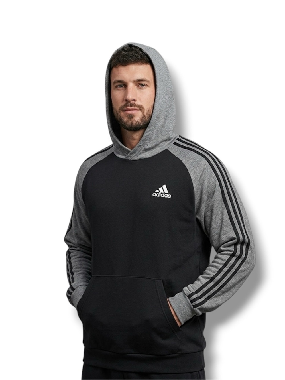 Adidas Hooded Sweatshirt - Size Large